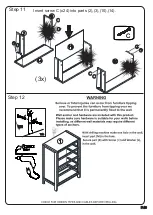 Preview for 10 page of Walker Edison BR4DLYDDR Assembly Instructions Manual