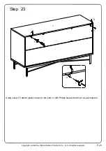 Preview for 28 page of Walker Edison BR56GWN4D Assembly Instructions Manual