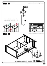 Предварительный просмотр 13 страницы Walker Edison BR58OSW6D Assembly Instructions Manual