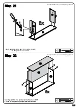 Предварительный просмотр 15 страницы Walker Edison BR58OSW6D Assembly Instructions Manual