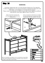 Предварительный просмотр 17 страницы Walker Edison BR58OSW6D Assembly Instructions Manual