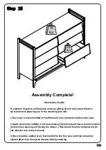 Предварительный просмотр 18 страницы Walker Edison BR58OSW6D Assembly Instructions Manual