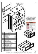 Preview for 3 page of Walker Edison BR5OKLD Assembly Instructions Manual