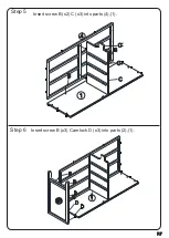 Предварительный просмотр 7 страницы Walker Edison BR6DLYDDR Assembly Instructions Manual