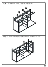 Предварительный просмотр 8 страницы Walker Edison BR6DLYDDR Assembly Instructions Manual