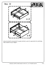 Preview for 37 page of Walker Edison BR6DODDDR Assembly Instructions Manual