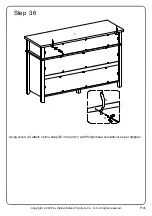 Preview for 41 page of Walker Edison BR6DODDDR Assembly Instructions Manual