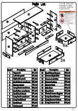 Предварительный просмотр 3 страницы Walker Edison BR9DBENDR Assembly Instructions Manual