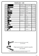 Предварительный просмотр 4 страницы Walker Edison BR9DBENDR Assembly Instructions Manual