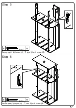 Предварительный просмотр 7 страницы Walker Edison BR9DBENDR Assembly Instructions Manual