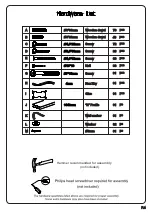 Preview for 4 page of Walker Edison BRATT6DRD Assembly Instructions Manual