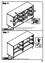 Preview for 8 page of Walker Edison BRATT6DRD Assembly Instructions Manual