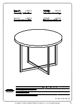 Walker Edison Breeze CNRD1D Assembly Instructions Manual предпросмотр