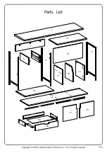 Предварительный просмотр 3 страницы Walker Edison BS58KEAST Assembly Instructions Manual