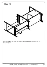 Предварительный просмотр 14 страницы Walker Edison BS58KEAST Assembly Instructions Manual