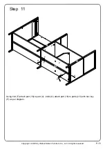 Предварительный просмотр 15 страницы Walker Edison BS58KEAST Assembly Instructions Manual