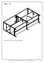 Предварительный просмотр 19 страницы Walker Edison BS58KEAST Assembly Instructions Manual