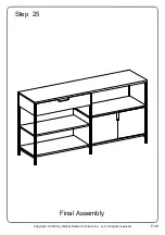 Предварительный просмотр 29 страницы Walker Edison BS58KEAST Assembly Instructions Manual