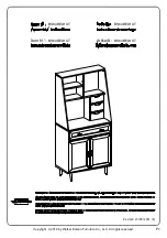 Preview for 1 page of Walker Edison BS64BELHUT Assembly Instructions Manual