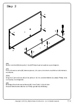 Preview for 12 page of Walker Edison BS64BELHUT Assembly Instructions Manual