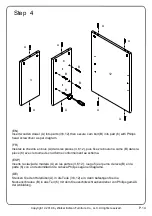 Preview for 14 page of Walker Edison BS64BELHUT Assembly Instructions Manual