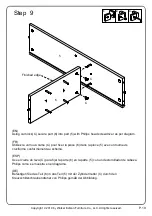 Preview for 19 page of Walker Edison BS64BELHUT Assembly Instructions Manual