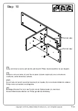 Preview for 20 page of Walker Edison BS64BELHUT Assembly Instructions Manual