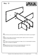 Preview for 22 page of Walker Edison BS64BELHUT Assembly Instructions Manual