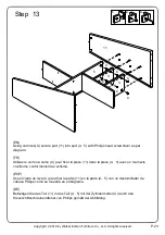 Preview for 23 page of Walker Edison BS64BELHUT Assembly Instructions Manual