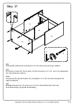 Preview for 31 page of Walker Edison BS64BELHUT Assembly Instructions Manual