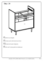 Preview for 34 page of Walker Edison BS64BELHUT Assembly Instructions Manual