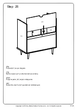 Preview for 35 page of Walker Edison BS64BELHUT Assembly Instructions Manual