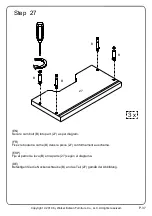 Preview for 37 page of Walker Edison BS64BELHUT Assembly Instructions Manual