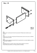 Preview for 38 page of Walker Edison BS64BELHUT Assembly Instructions Manual