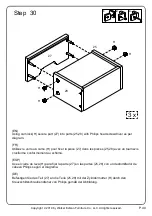 Preview for 40 page of Walker Edison BS64BELHUT Assembly Instructions Manual