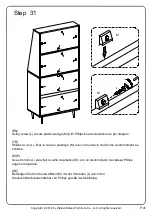 Preview for 41 page of Walker Edison BS64BELHUT Assembly Instructions Manual