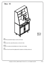 Preview for 53 page of Walker Edison BS64BELHUT Assembly Instructions Manual