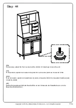 Preview for 54 page of Walker Edison BS64BELHUT Assembly Instructions Manual