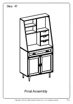 Preview for 57 page of Walker Edison BS64BELHUT Assembly Instructions Manual