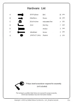 Preview for 4 page of Walker Edison BS64HPW Assembly Instructions Manual