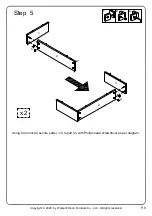 Предварительный просмотр 9 страницы Walker Edison BS64MOR5 Assembly Instructions Manual