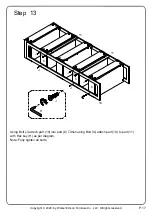 Предварительный просмотр 17 страницы Walker Edison BS64MOR5 Assembly Instructions Manual