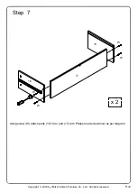 Preview for 12 page of Walker Edison BS68CLHUT Assembly Instructions Manual