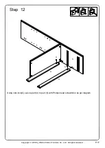 Preview for 17 page of Walker Edison BS68CLHUT Assembly Instructions Manual