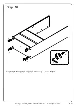 Preview for 21 page of Walker Edison BS68CLHUT Assembly Instructions Manual