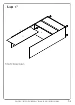 Preview for 22 page of Walker Edison BS68CLHUT Assembly Instructions Manual