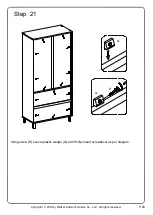 Preview for 26 page of Walker Edison BS68CLHUT Assembly Instructions Manual