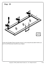 Preview for 30 page of Walker Edison BS68CLHUT Assembly Instructions Manual