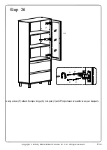 Preview for 31 page of Walker Edison BS68CLHUT Assembly Instructions Manual