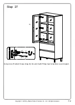 Preview for 32 page of Walker Edison BS68CLHUT Assembly Instructions Manual